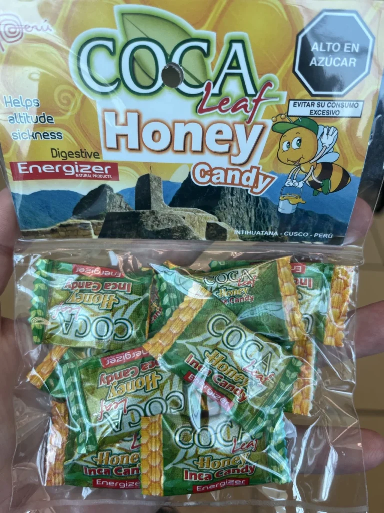 Coca saldainiai Peru turguje – vietinis vaistas nuo soroche