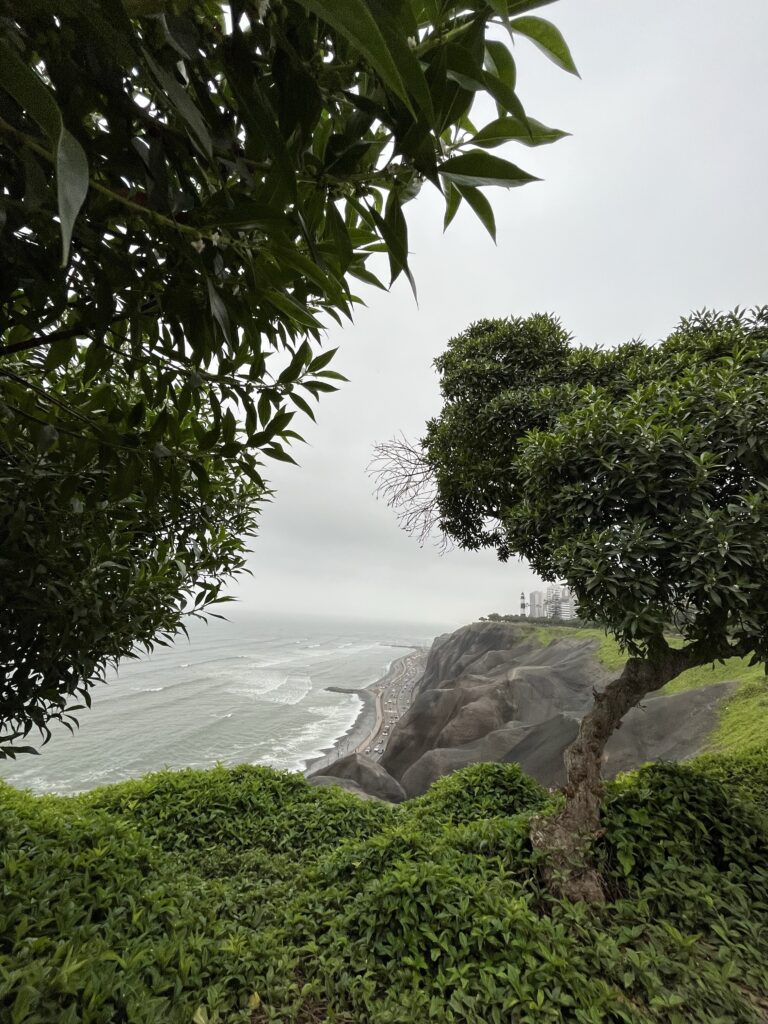 Kelionė į Peru: Maču Pikču, Amazonė ir praktiniai patarimai Vaizdas nuo kalno į Limos pakrantę.